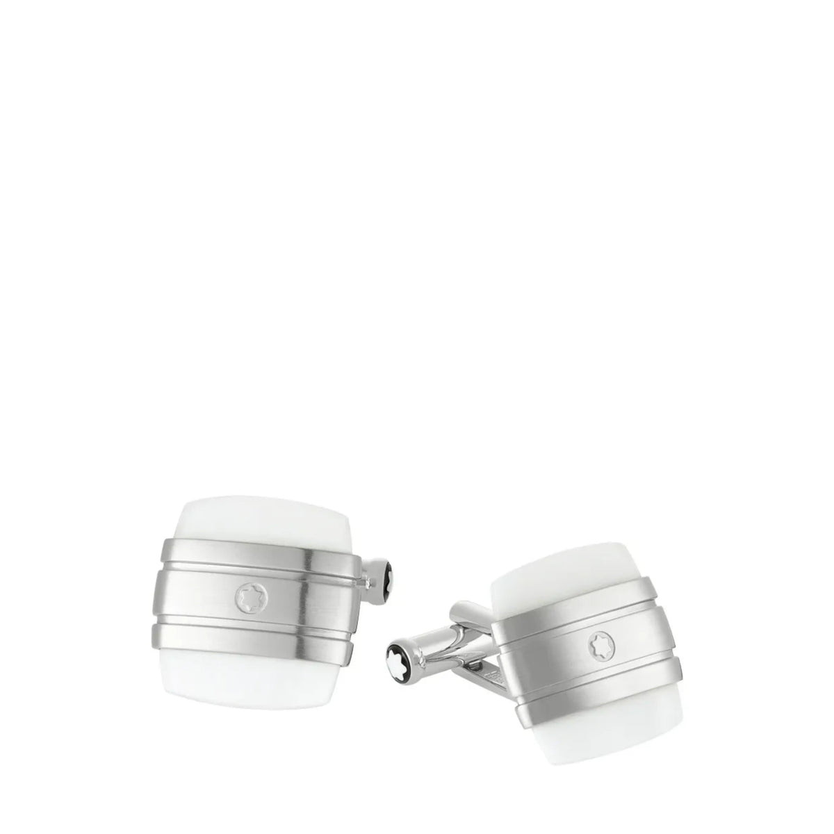 Montblanc Agate Classic Stainless Steel Cufflinks