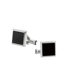 Sartorial Collection Onyx & Steel Square Cufflinks