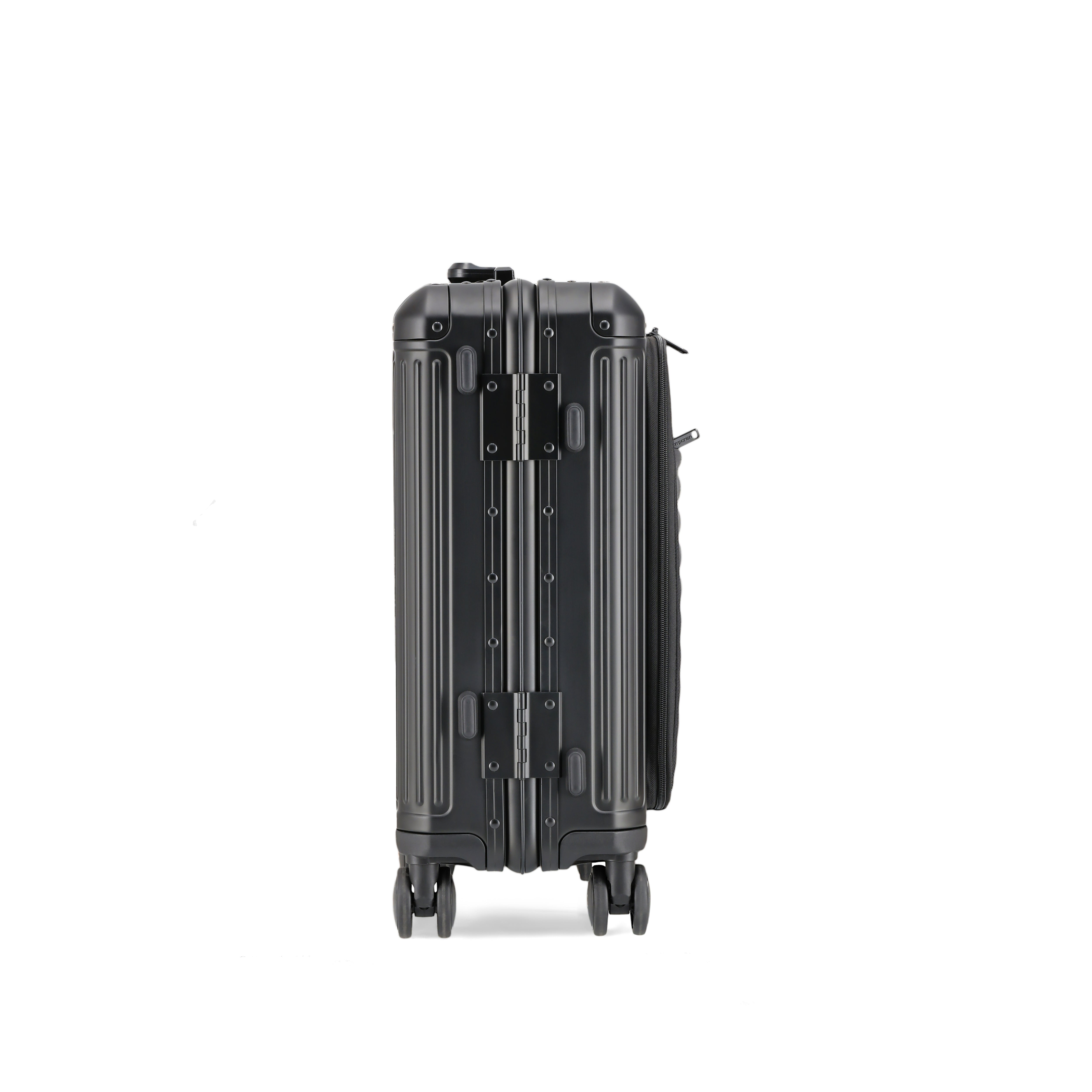 AGATE Aluminium 4W Hardside Luggage Trolley