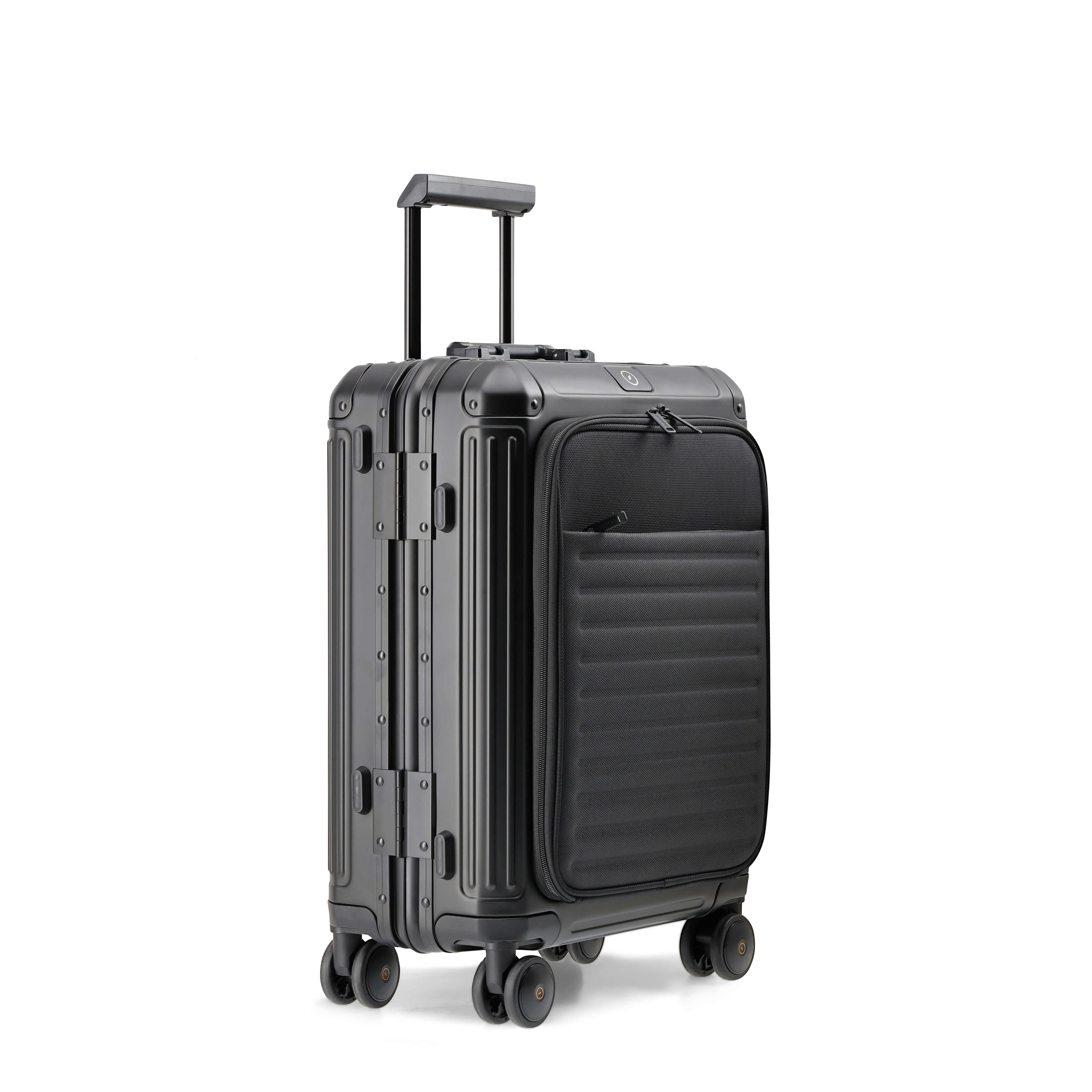 AGATE Aluminium 4W Hardside Luggage Trolley