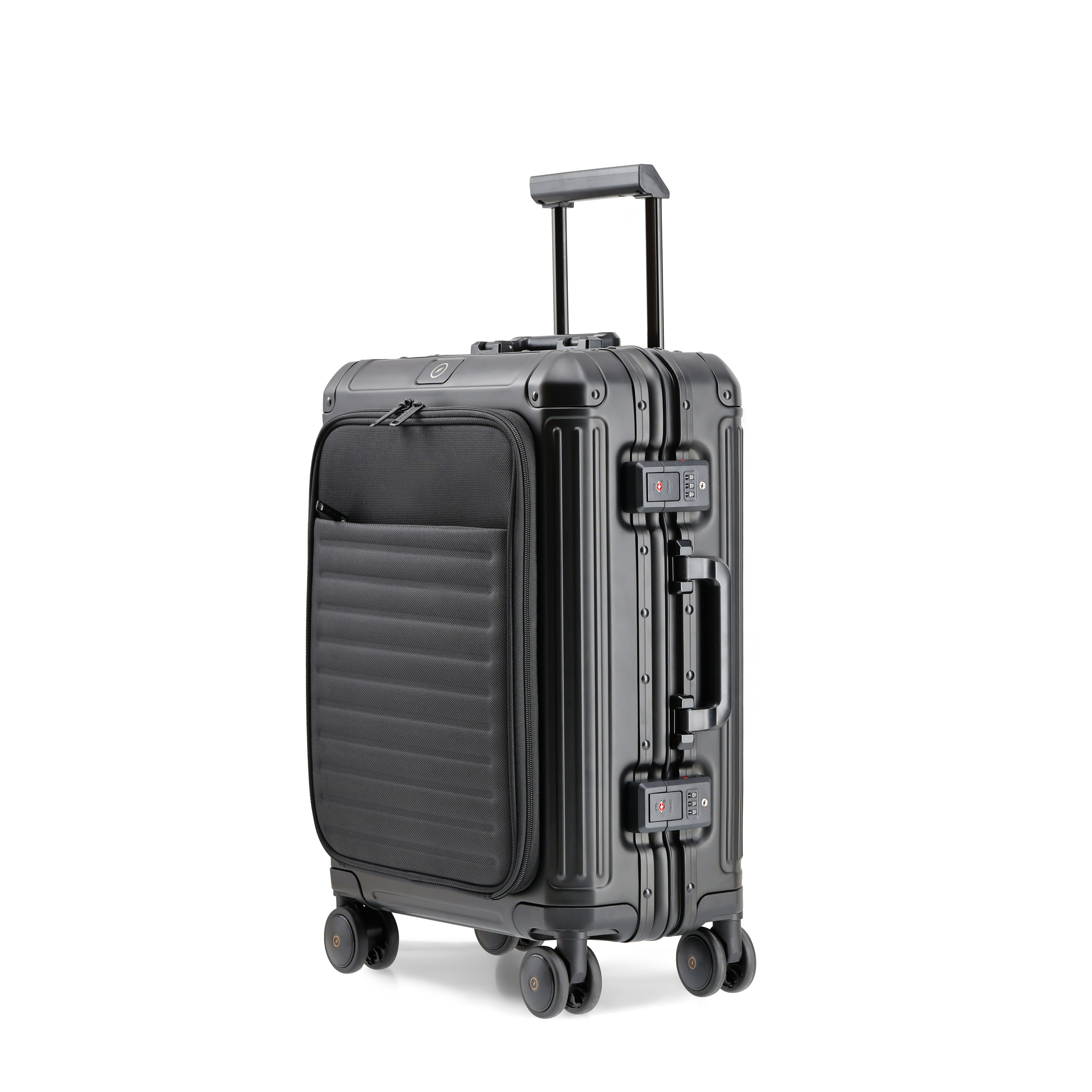 AGATE Aluminium 4W Hardside Luggage Trolley