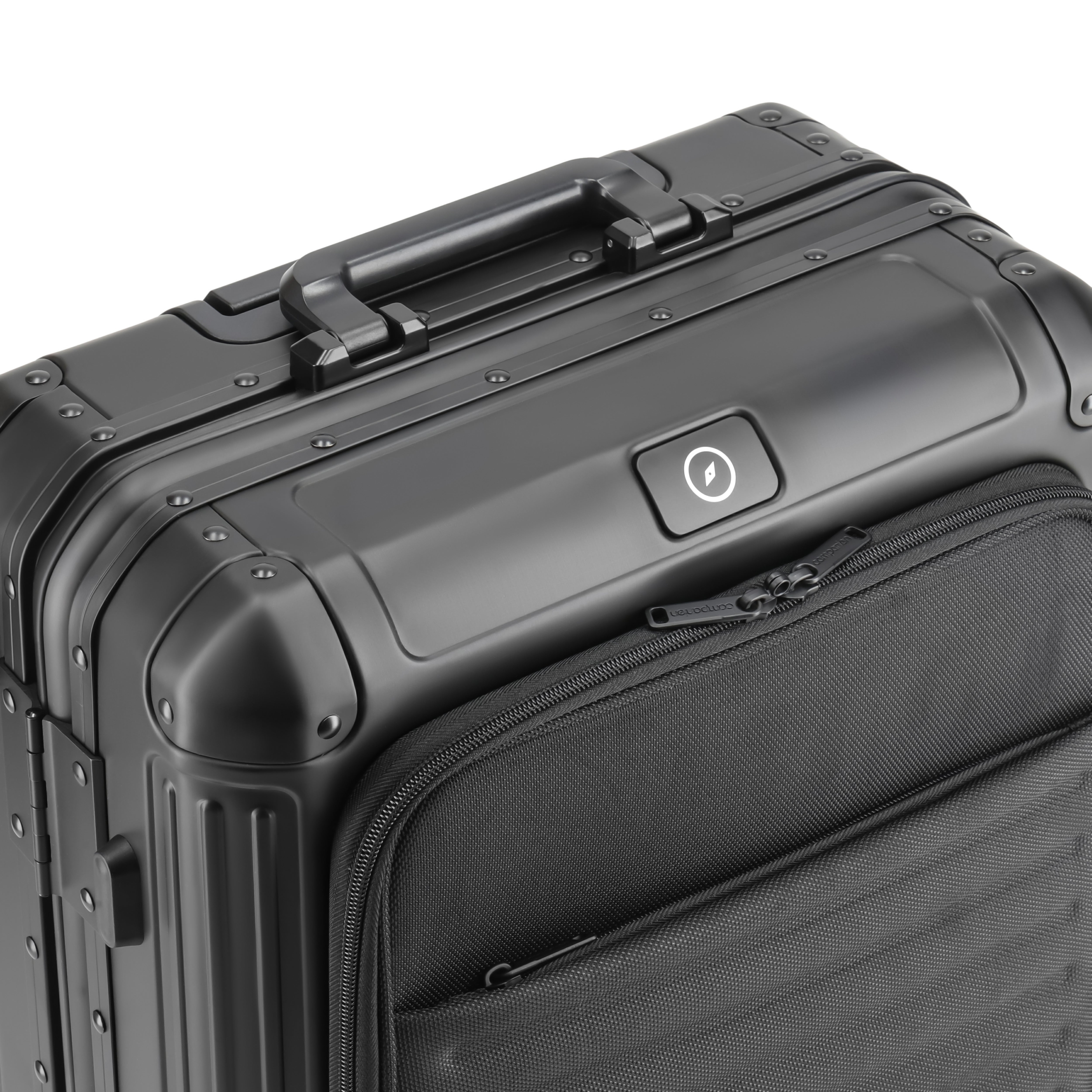 AGATE Aluminium 4W Hardside Luggage Trolley