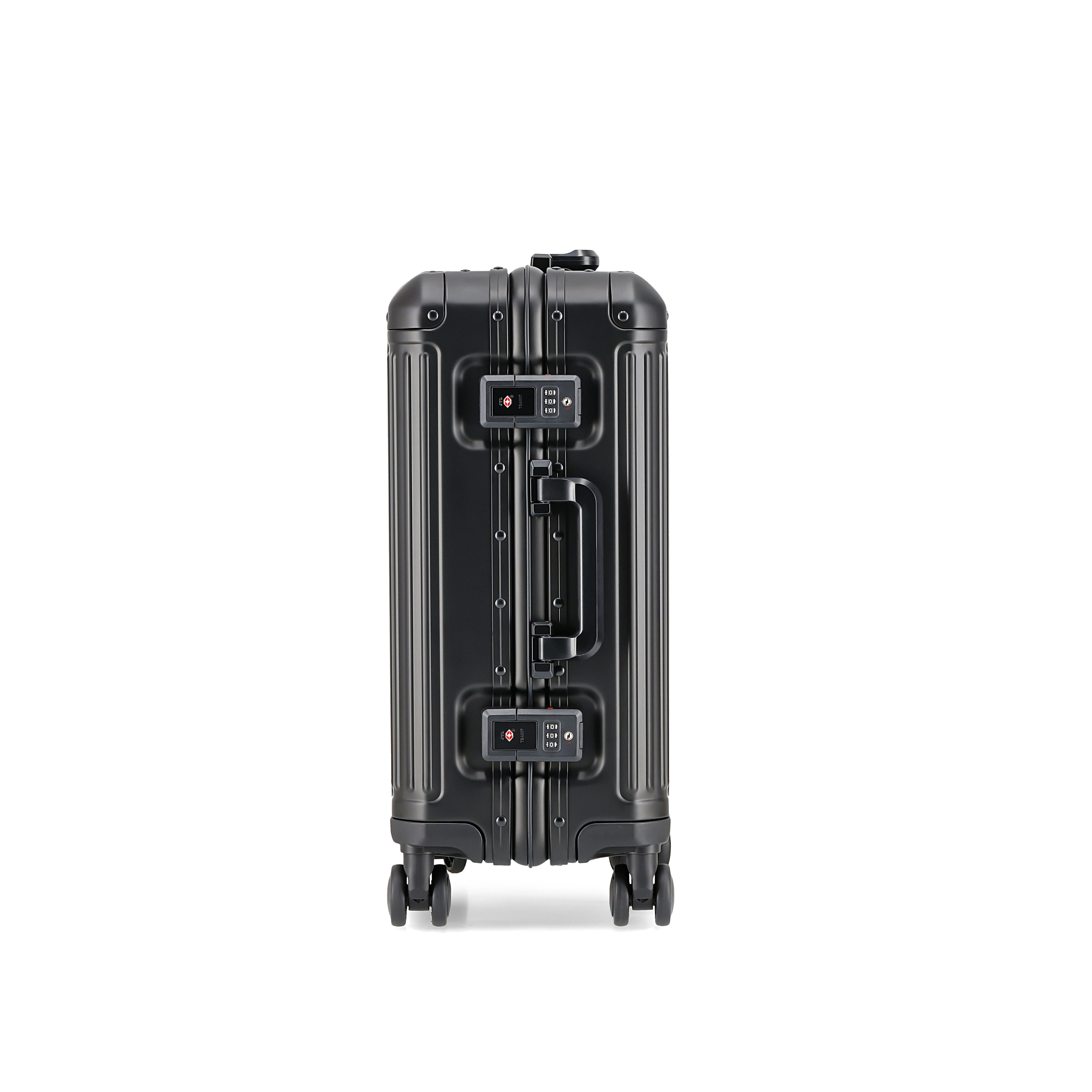 AGATE Aluminium 4W Hardside Luggage Trolley