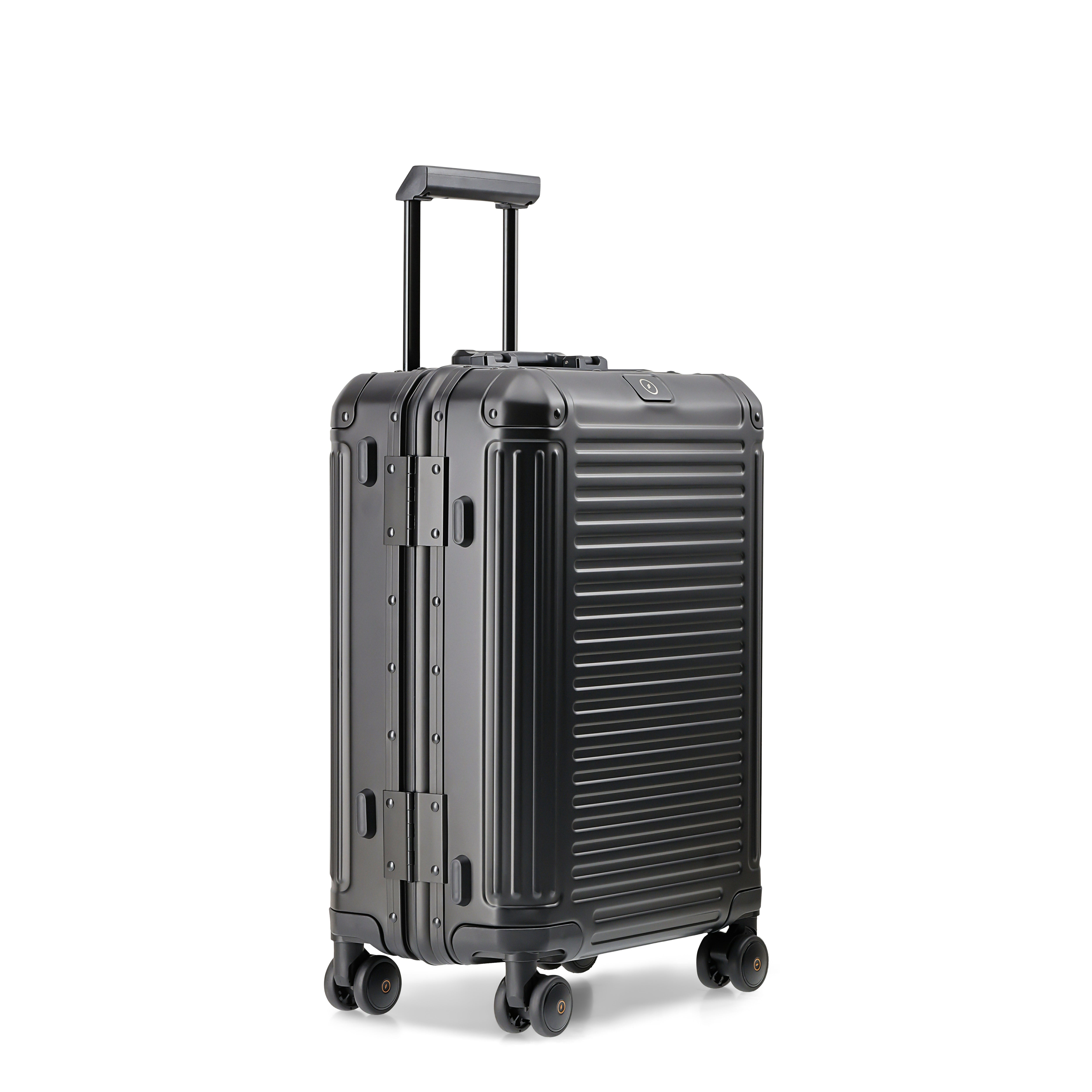 AGATE Aluminium 4W Hardside Luggage Trolley