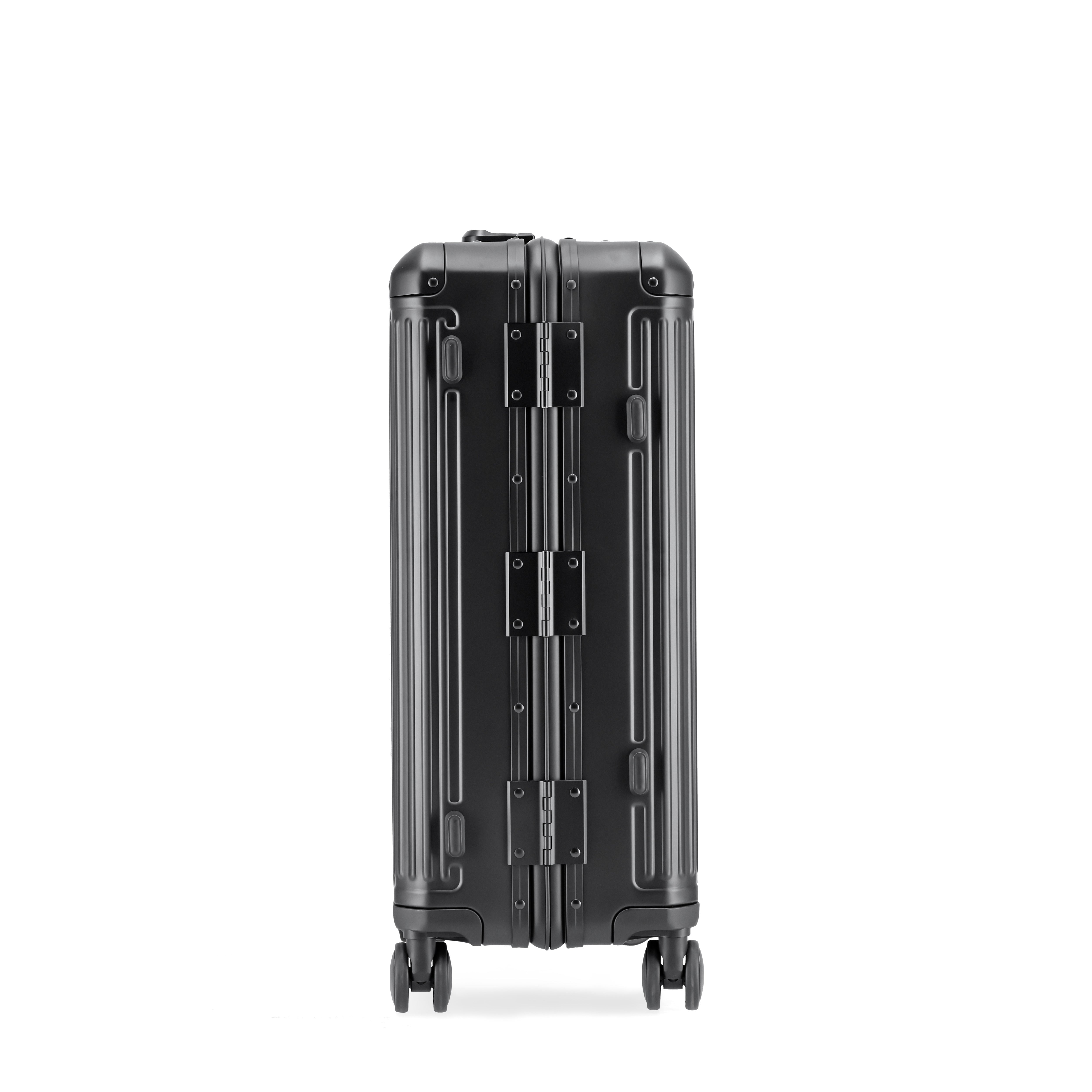 AGATE Aluminium 4W Hardside Luggage Trolley