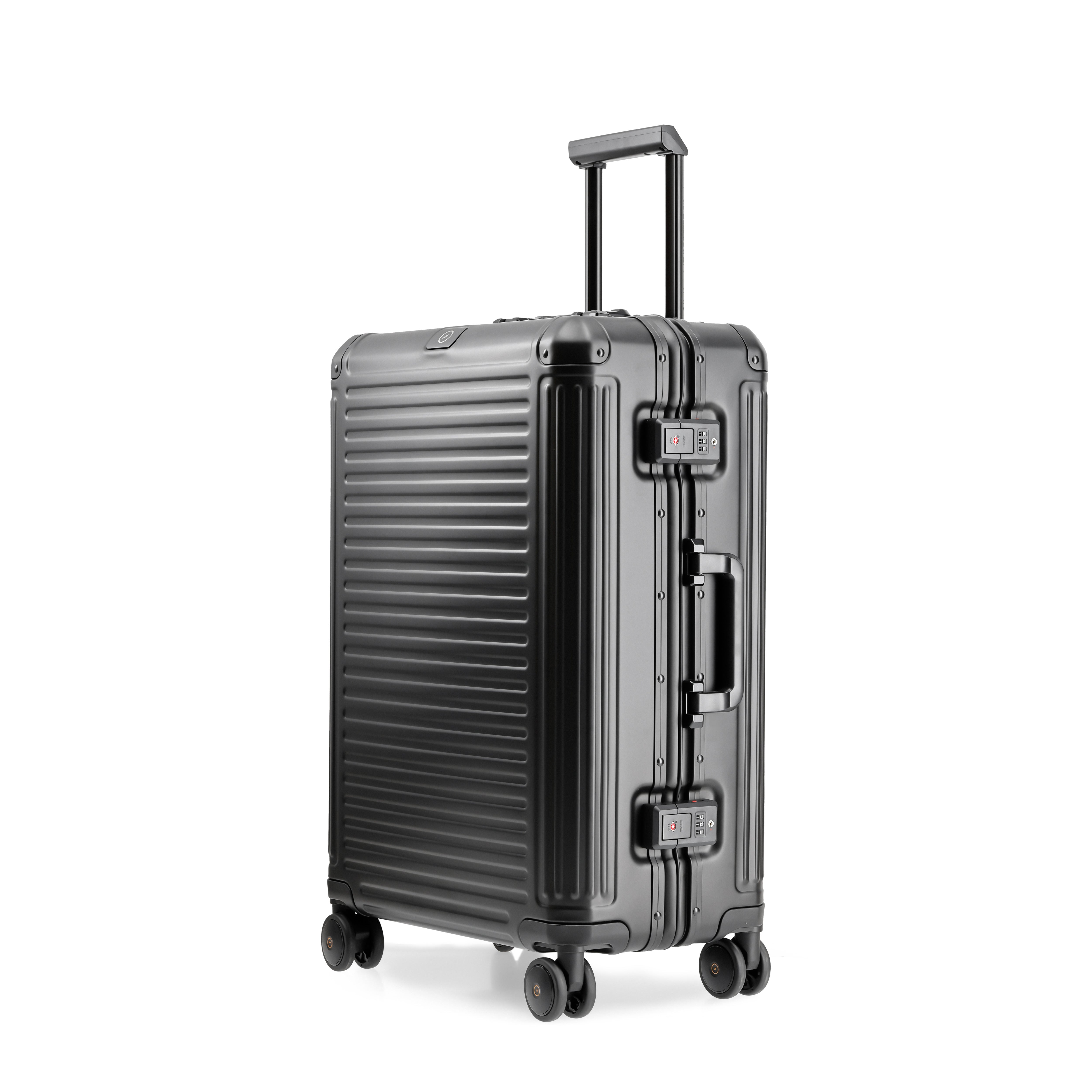 AGATE Aluminium 4W Hardside Luggage Trolley