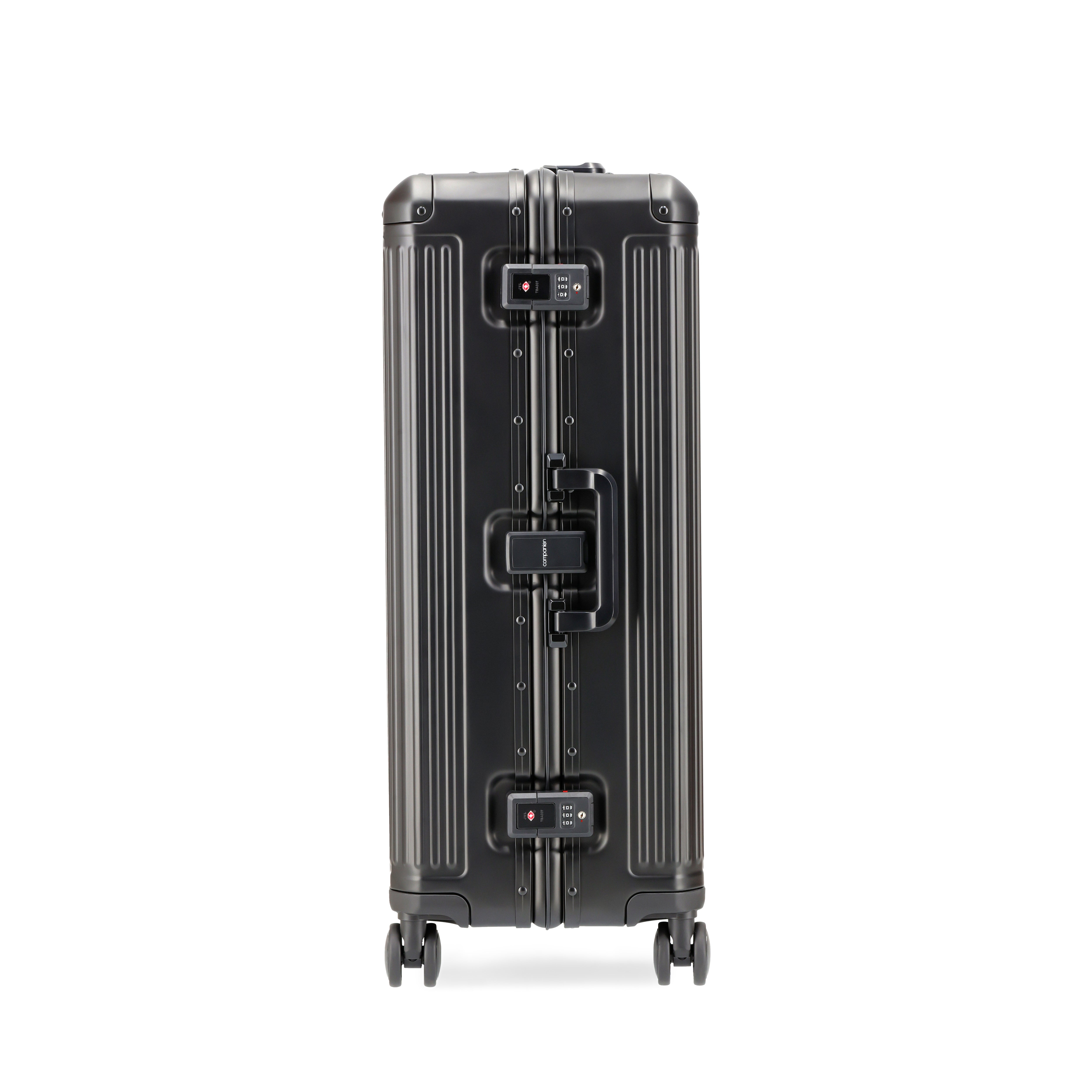 AGATE Aluminium 4W Hardside Luggage Trolley