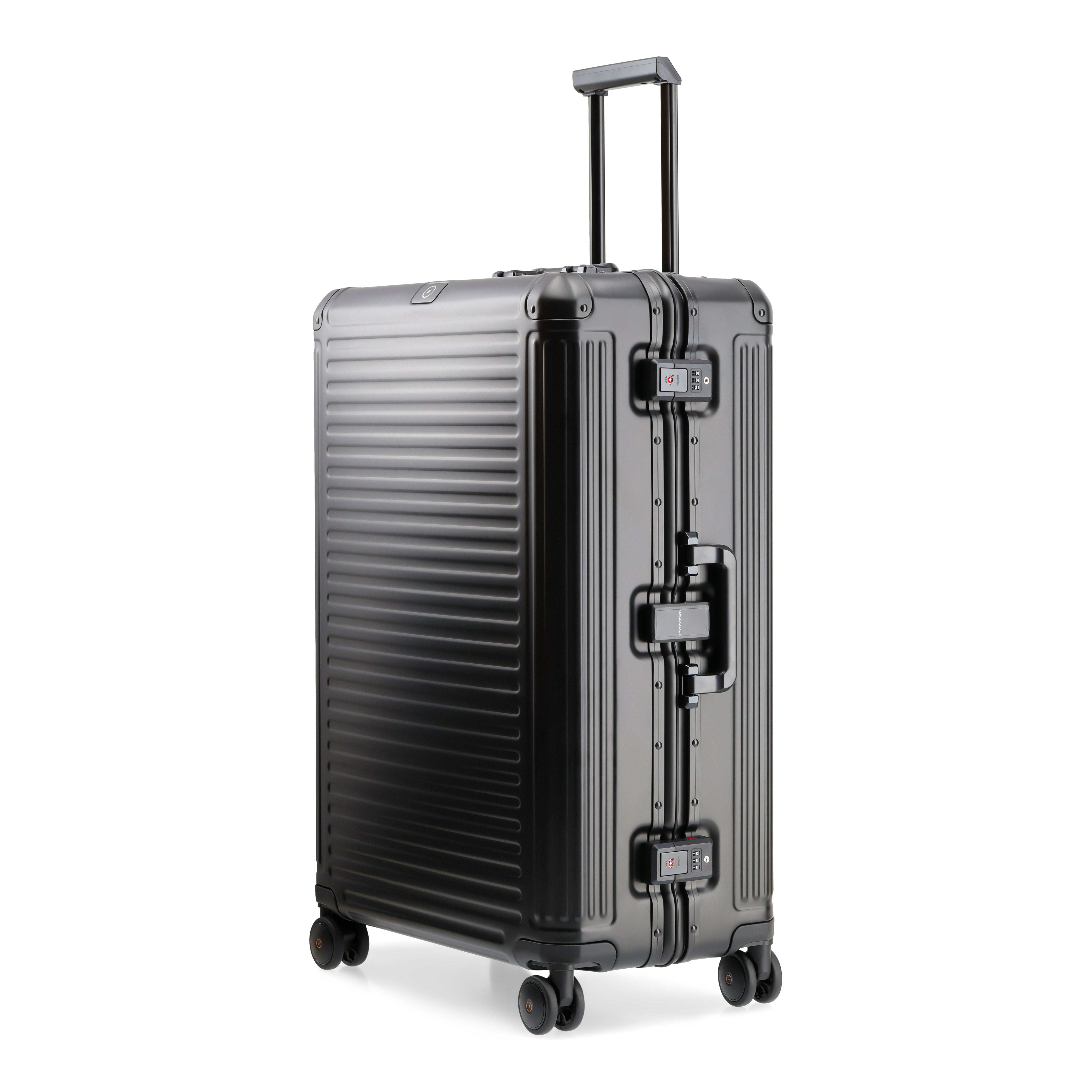 AGATE Aluminium 4W Hardside Luggage Trolley