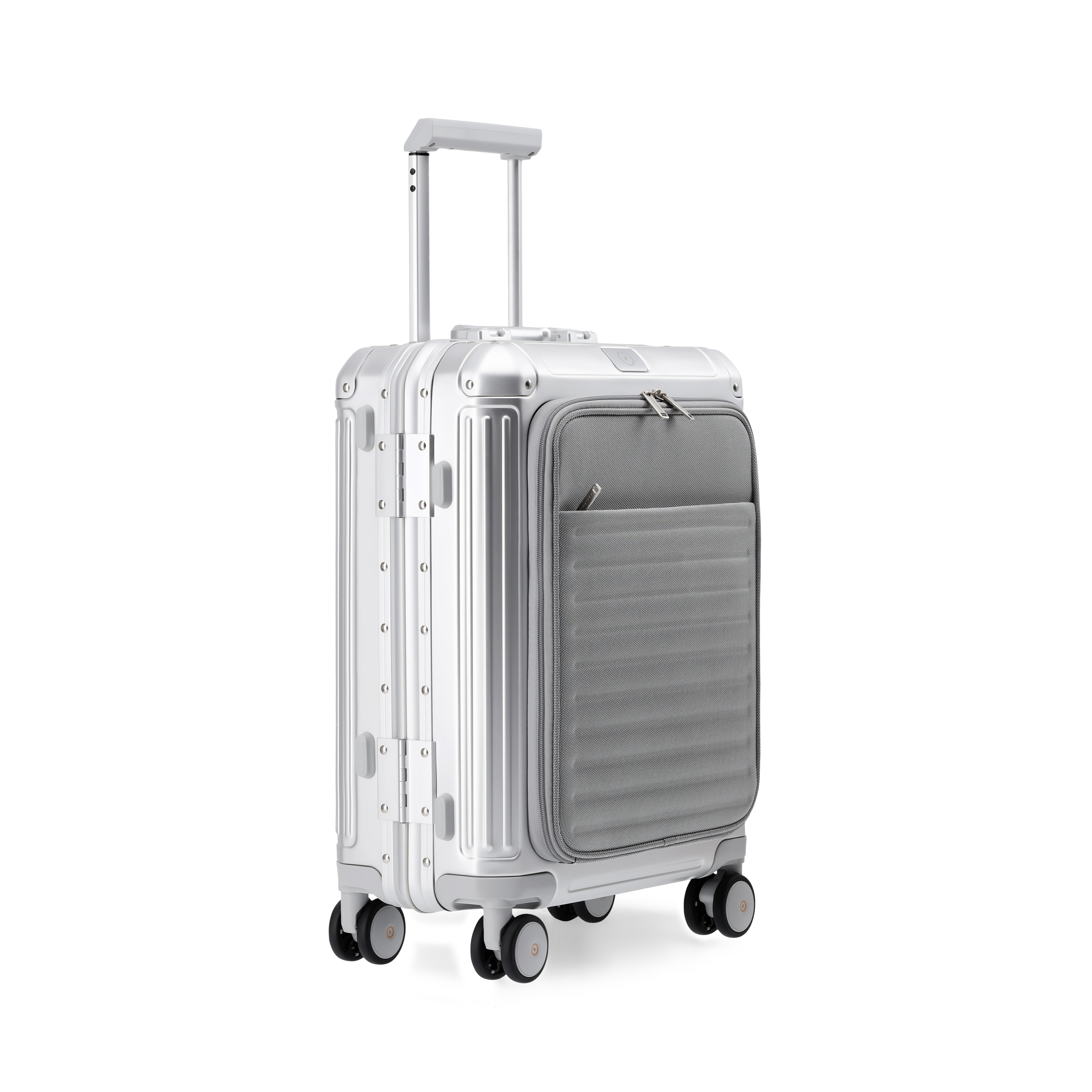 AGATE Aluminium 4W Hardside Luggage Trolley