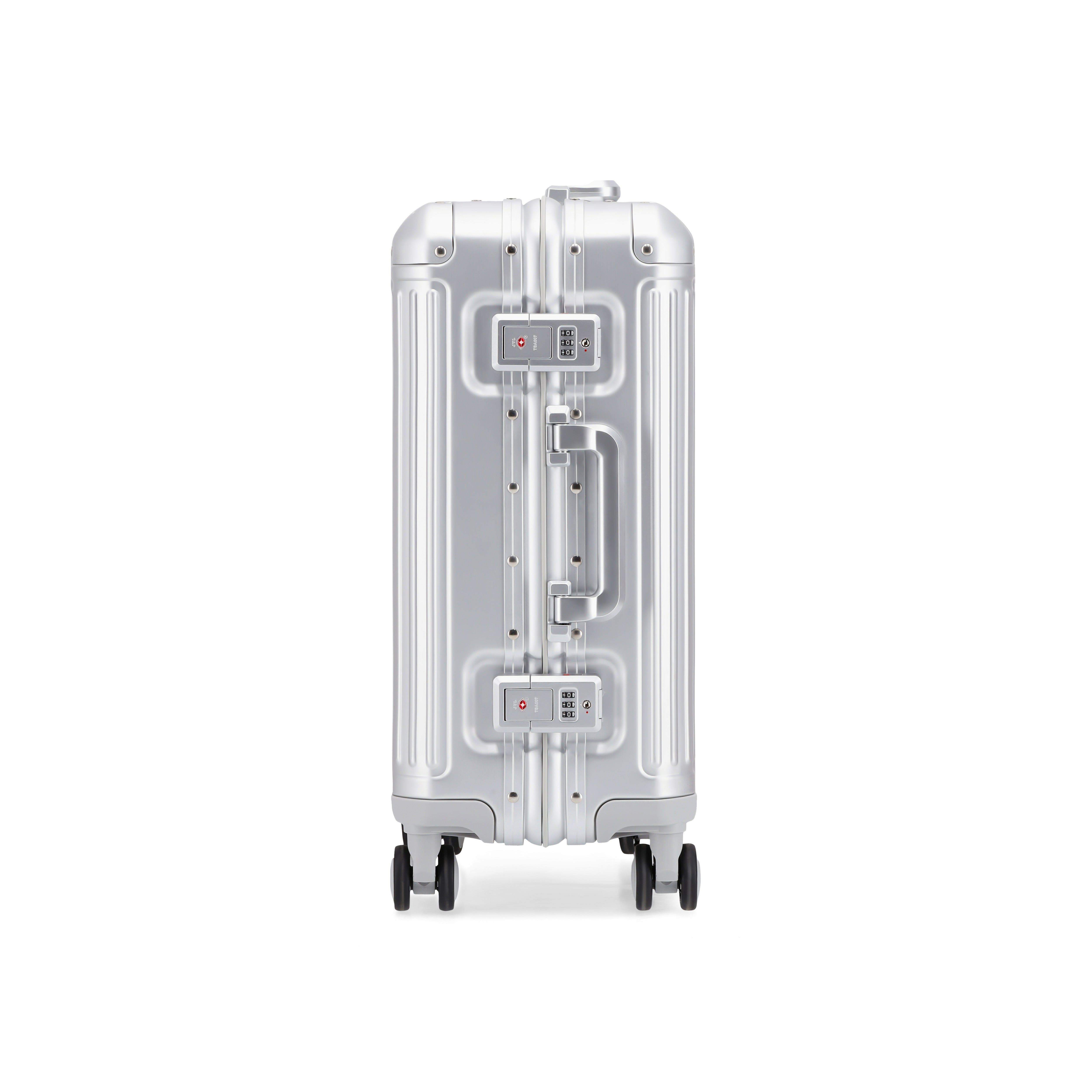 AGATE Aluminium 4W Hardside Luggage Trolley