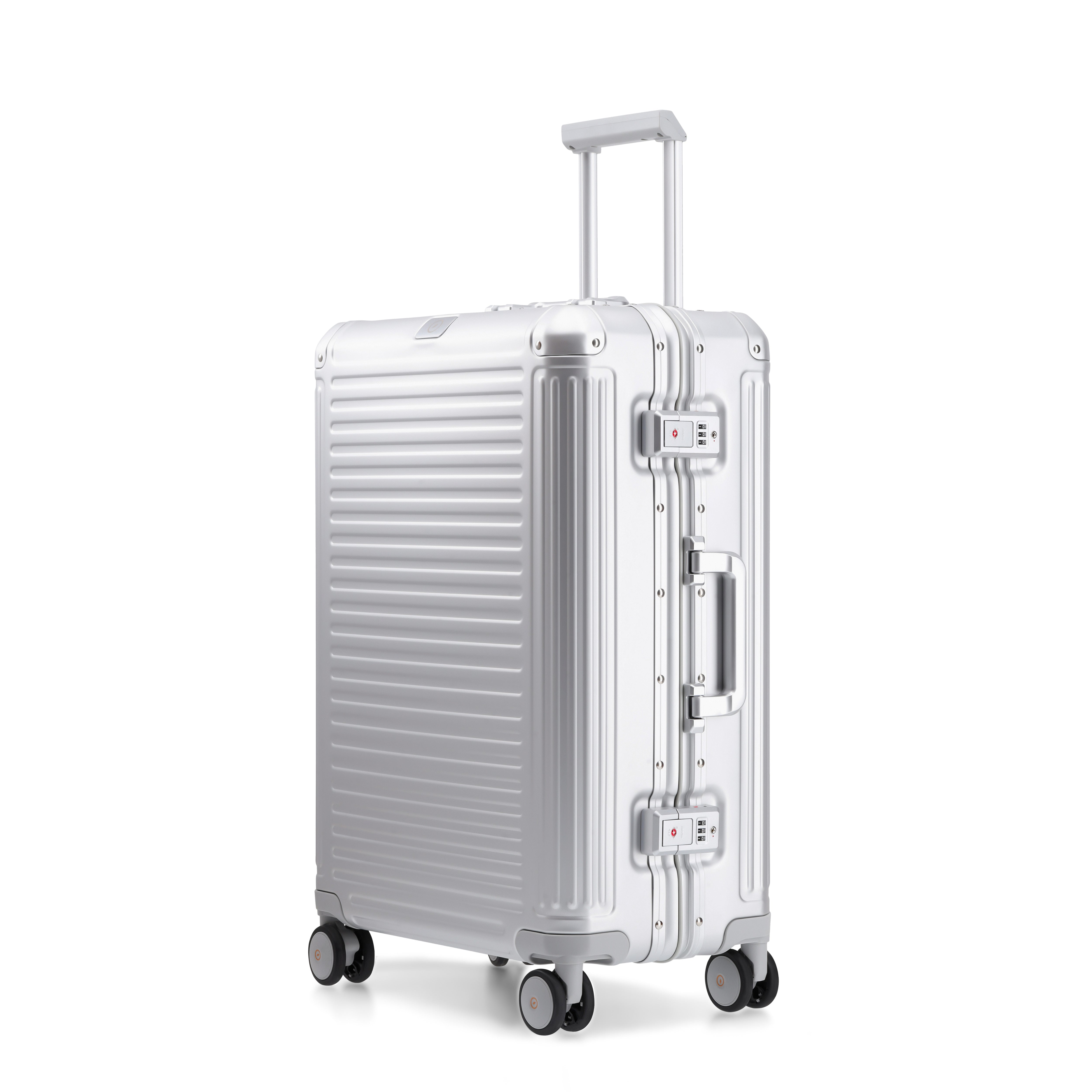 AGATE Aluminium 4W Hardside Luggage Trolley