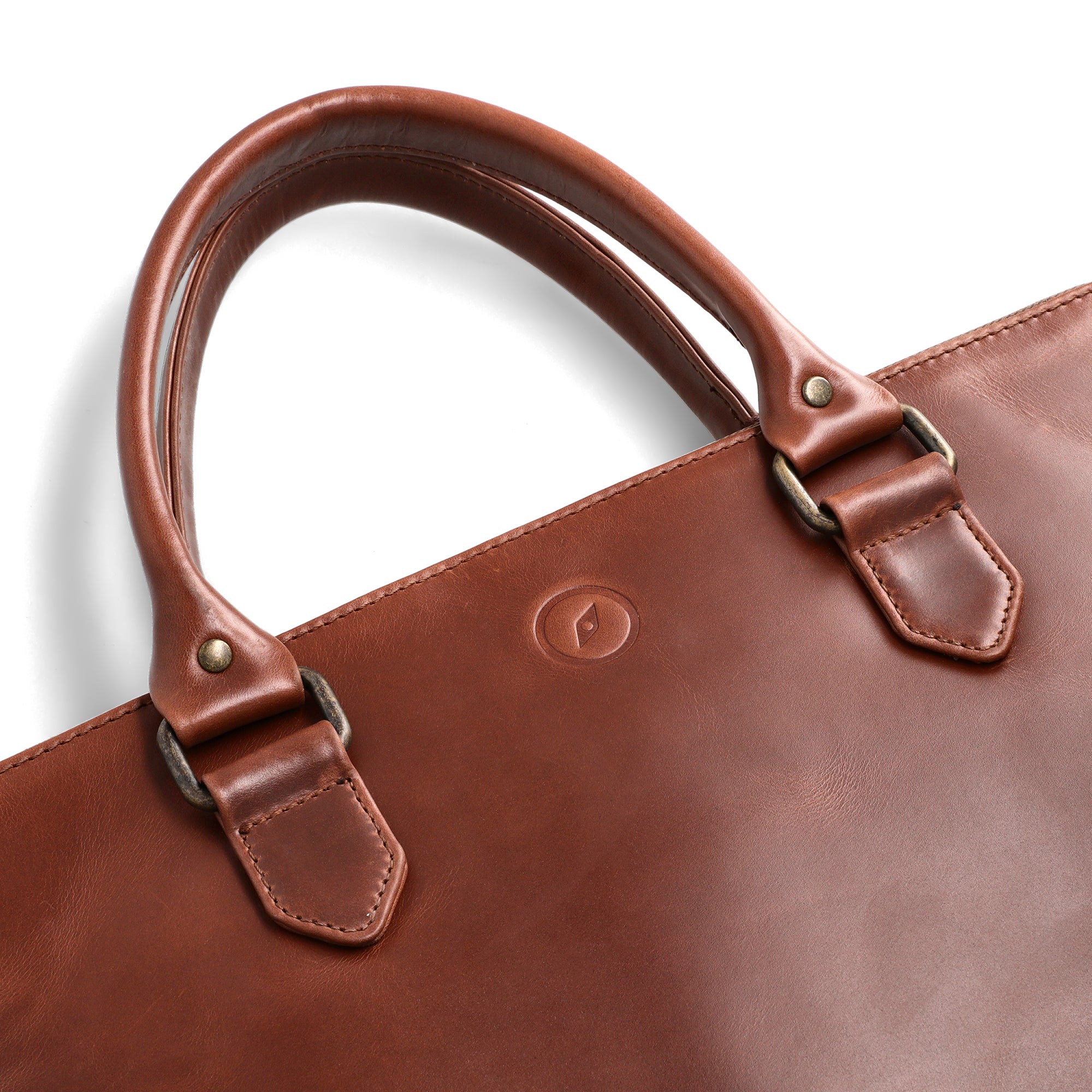 LOXANO Leather Business Laptop Bag