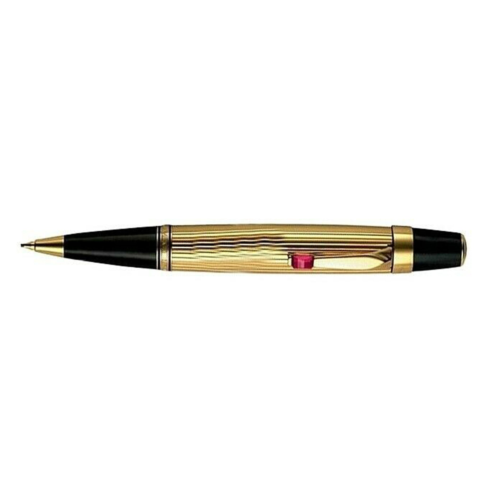MONTBLANC Boheme Mechanical Pencil Gold Plated With Synthetic Ruby