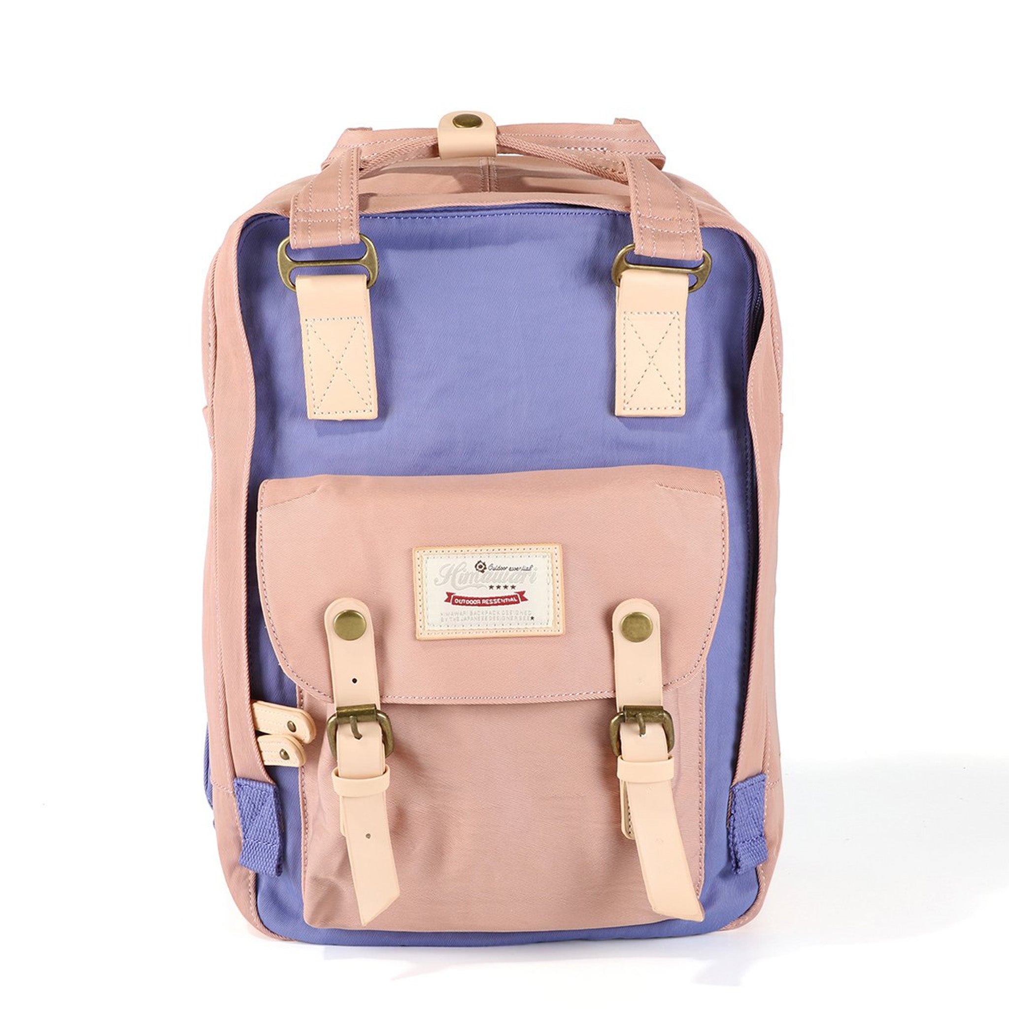 Himawari Vintage Everyday Backpack - Pink & Purple