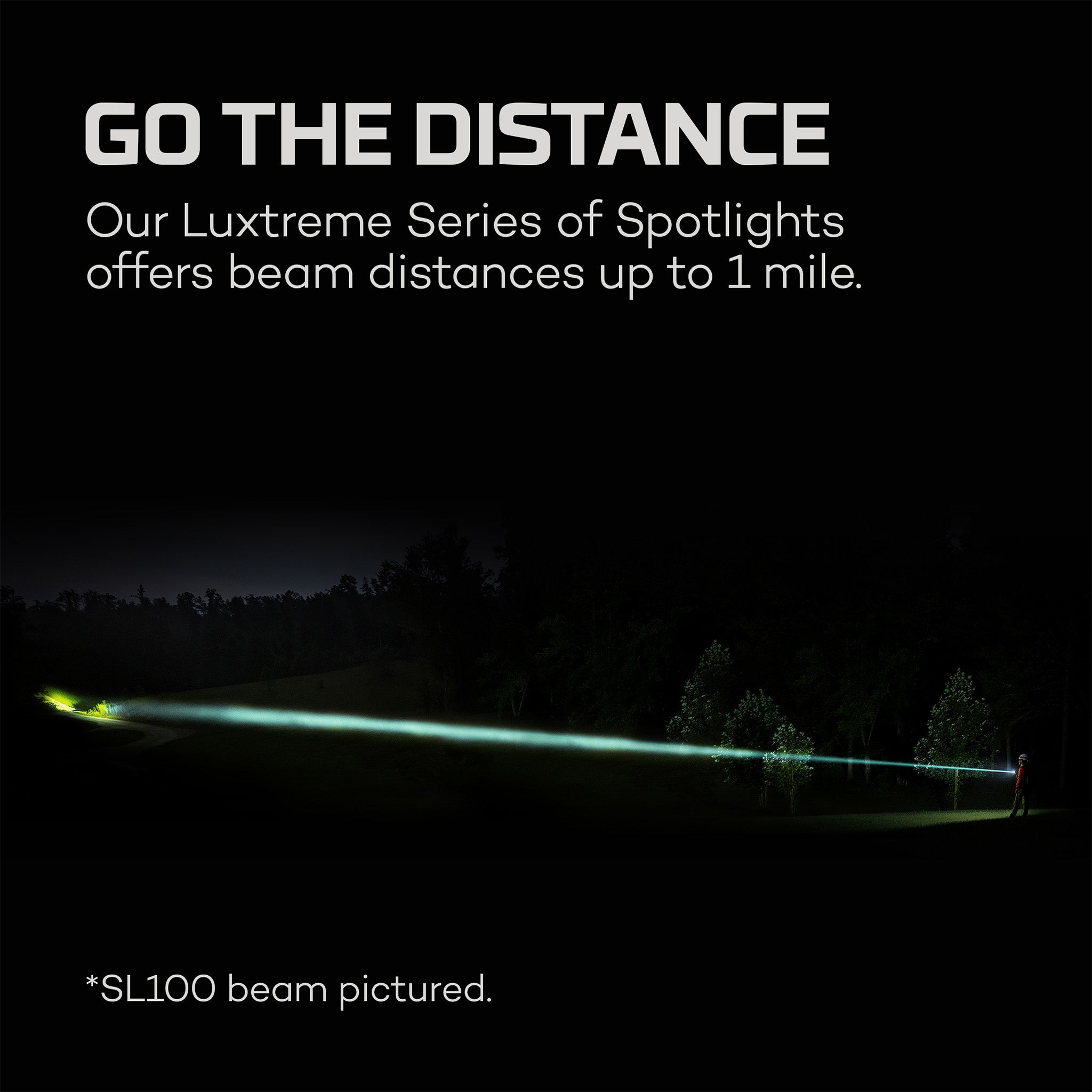 LUXTREME SL25R 500 Lumen Rechargeable 1/4 Mile Spotlight