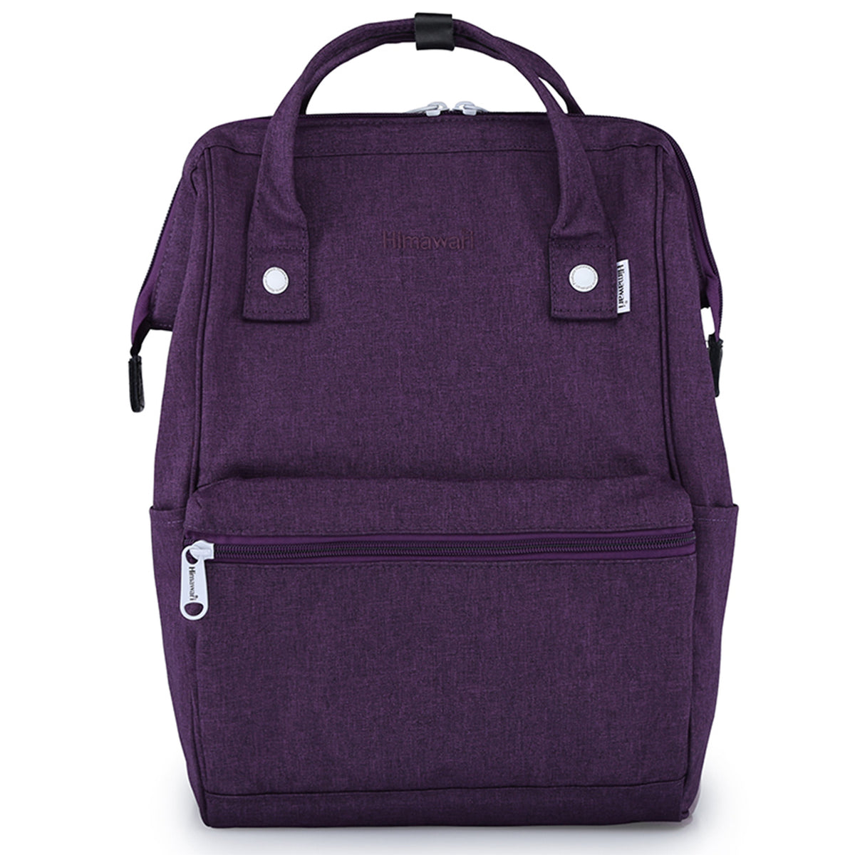Himawari Laptop Backpack with USB - Purple
