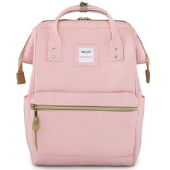 Himawari Travel Backpack with USB Port - Baby Pink